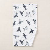 Penguin Flight Squad | Ocean Art Design Bad Handdoek (Handdoek)