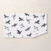 Penguin Flight Squad | Ocean Art Design Bad Handdoek (Handdoek)