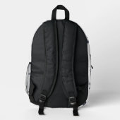 Penguin Flight Squad | Ocean Art Design Bedrukte Rugzak (Achterkant)