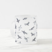 Penguin Flight Squad | Ocean Art Design Matglas Koffiemok (Voorkant links)