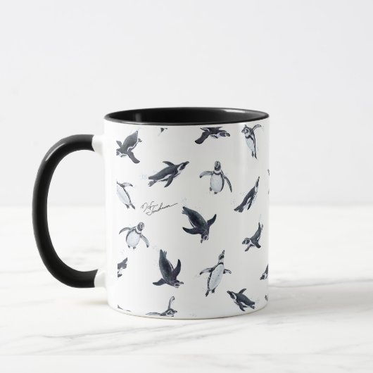 Penguin Flight Squad | Ocean Art Design Mok (Links)