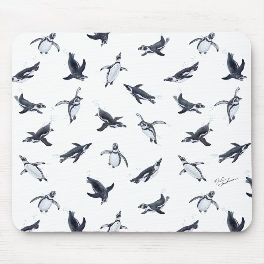 Penguin Flight Squad | Ocean Art Design Muismat (Voorkant)
