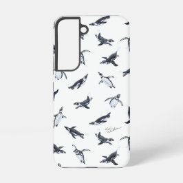 Penguin Flight Squad | Ocean Art Design Samsung Galaxy Hoesje