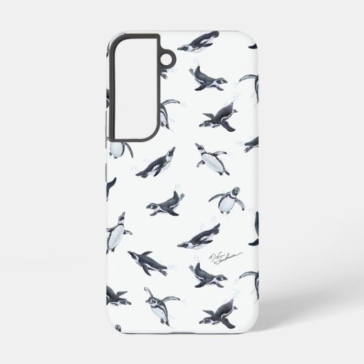 Penguin Flight Squad | Ocean Art Design Samsung Galaxy Hoesje (Achterkant)
