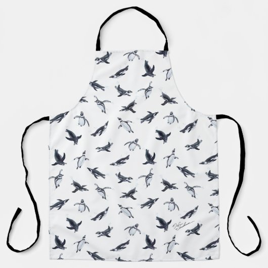 Penguin Flight Squad | Ocean Art Design Schort (Voorkant)