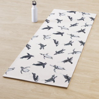 Penguin Flight Squad | Ocean Art Design Yogamat