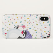 Penguin Folly Case-Mate iPhone Case (Achterkant (horizontaal))