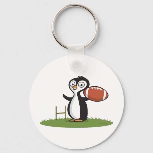 Penguin Football Sleutelhanger (Voorkant)