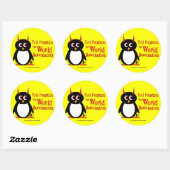 Penguin for World Domination Stickers (Vel)