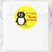 Penguin for World Domination Stickers (Tas)