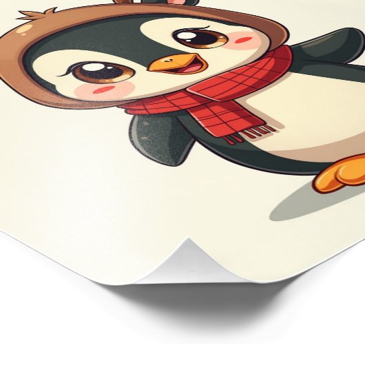 Penguin Foto Afdruk (Hoek)