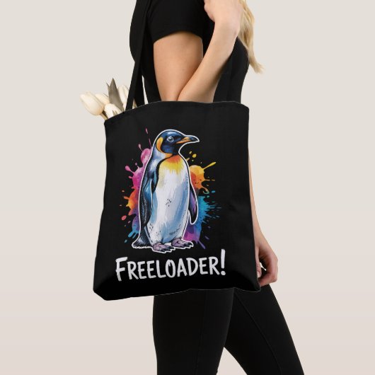 Penguin Freeloader verzet zich tegen politiek Tote Bag (Dichtbij)