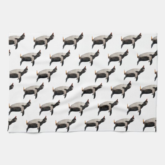 Penguin Frenzy Kitchen Towel Theedoek (Horizontaal)