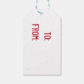 Penguin Friends Cadeaulabel (Achterkant)
