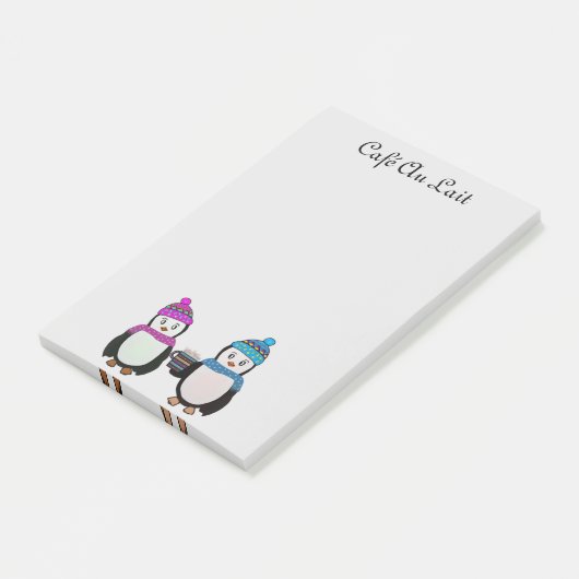 Penguin Friends Post-it® notes (Schuin)