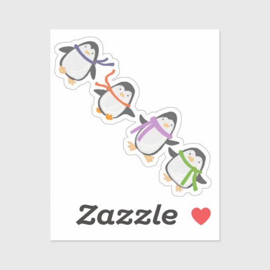 Penguin Friends Sticker (Vel)