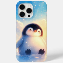Penguin Frosty Beginnings iPhone 15 Pro Max Hoesje