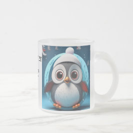 Penguin Frosty Bier Mok Aangepaste Kerstcadeau