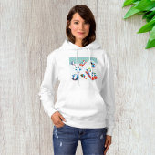 Penguin Fun Dames Hoodie