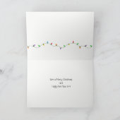 Penguin Fun Holiday verliest kerstgratie Feestdagen Kaart (Binnen)