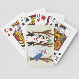 Penguin Fun - Kinder kunst voor CHOC Pokerkaarten