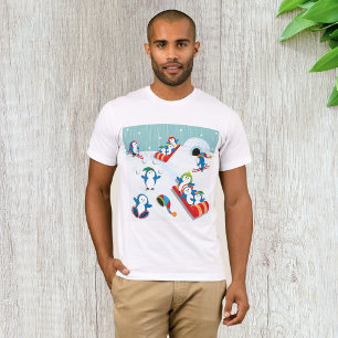 Penguin Fun Mannen T-Shirt