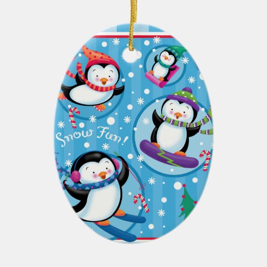 Penguin Fun Ornament (Voorkant)