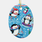 Penguin Fun Ornament (Achterkant)
