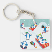 Penguin Fun Sleutelhanger (Voorkant)
