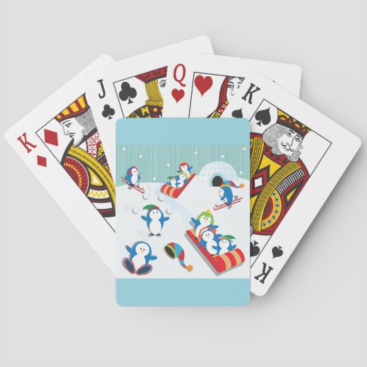 Penguin Fun speelkaarten (Achterkant)