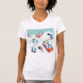 Penguin Fun Womens T-Shirt (Voorkant)