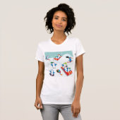 Penguin Fun Womens T-Shirt (Voorkant volledig)