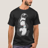 Penguin Gamer Controller T-shirt (Voorkant)