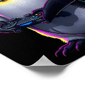 Penguin Gaming Animal Video Games Funny Penguin  Poster (Hoek)