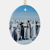 Penguin Gathering Keramisch Ornament (Rechts)