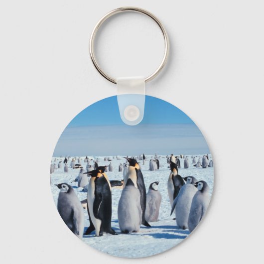 Penguin Gathering Sleutelhanger (Voorkant)