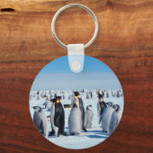 Penguin Gathering Sleutelhanger (Voorkant)
