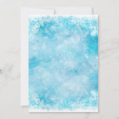 Penguin geslacht onthulling feest uitnodiging (Achterkant)