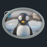Penguin Gesp<br><div class="desc">Kute pinguïn die in smeltend ijs staat</div>