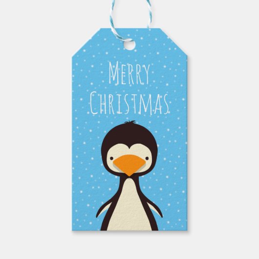 Penguin Gift Labels Cadeaulabel (Voorkant)