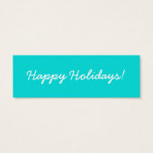 Penguin Gift Labels Mini Visitekaartjes (Achterkant)