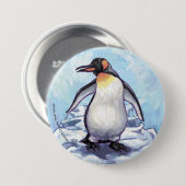 Penguin Gifts & Accessoires Ronde Button 7,6 Cm (Voorkant /achterkant)