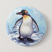 Penguin Gifts & Accessoires Ronde Button 7,6 Cm (Voorkant)