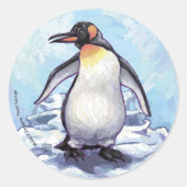 Penguin Gifts & Accessoires Ronde Sticker (Voorkant)
