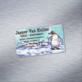 Penguin Gifts & Accessoires Visitekaartje Magneet (Voorbeeld)