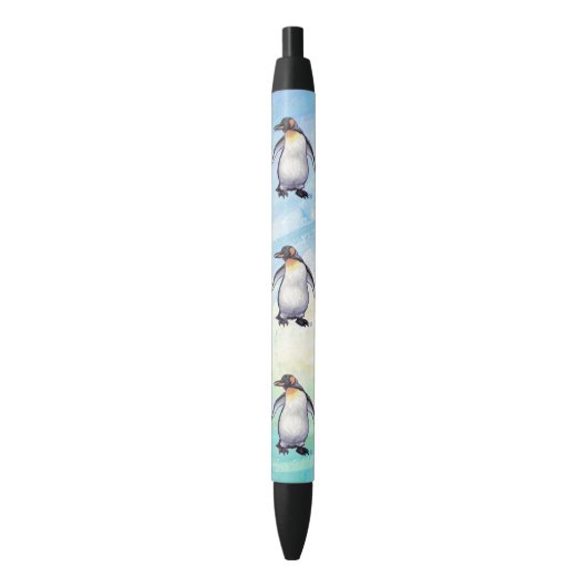 Penguin Gifts & Accessoires Zwarte Inkt Pen (Voorkant Verticaal)
