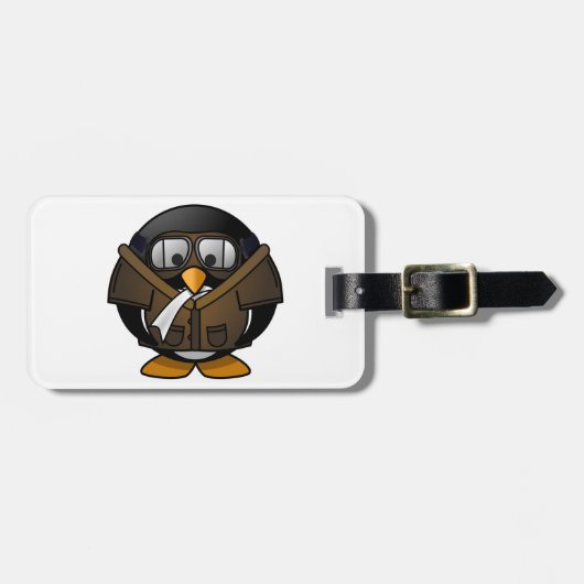 Penguin Gifts Pilot Bagagelabel (Voorkant horizontaal)