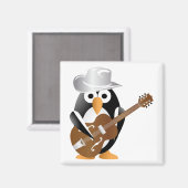 Penguin gitarist magneet (Voorkant / Achterkant)