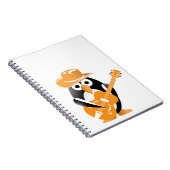 Penguin gitarist notitieboek (Rechterzijde)