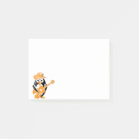 Penguin gitarist post-it® notes (Voorkant)